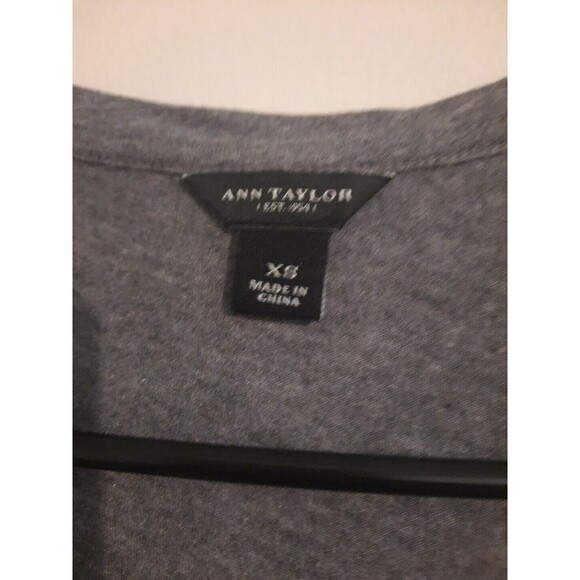 Ann Taylor XS Gray Sequin Tank Top – Sparkly Sleeveless Blouse - Picture 2 of 5